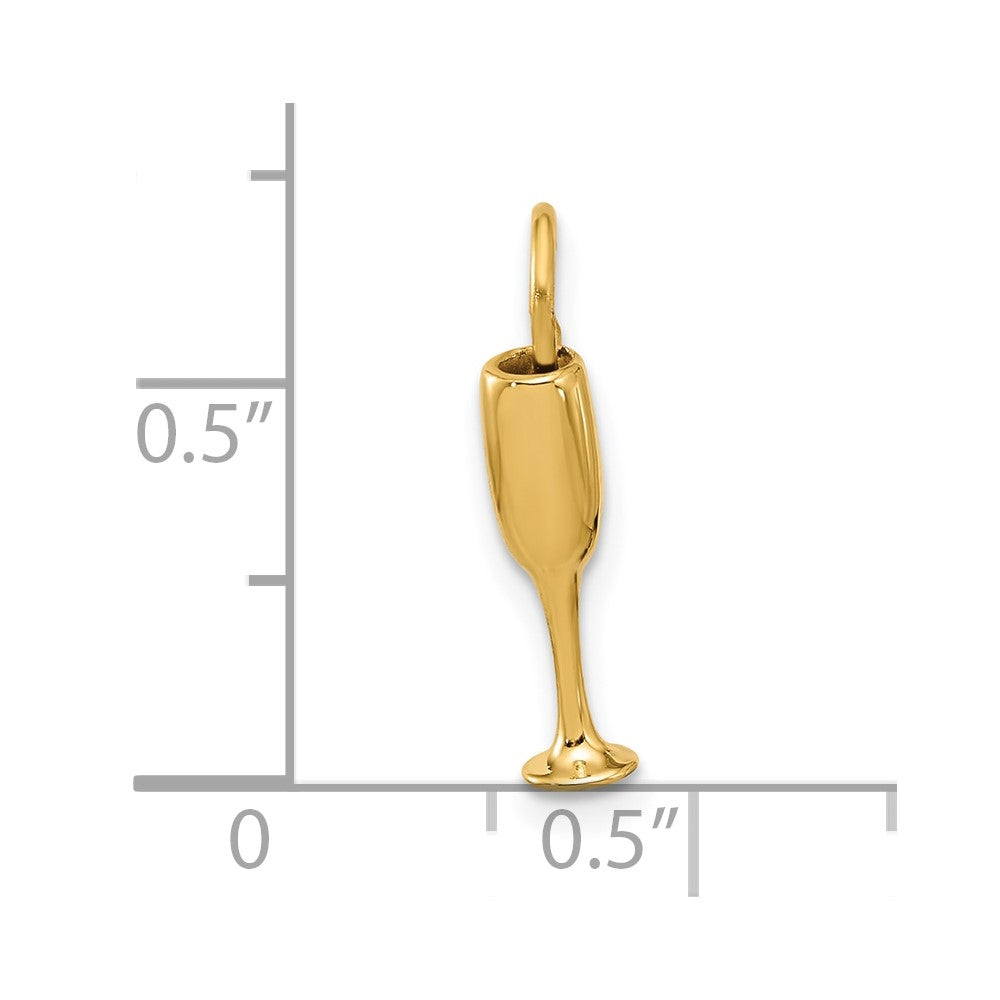 14K Gelbgold Fantasie Champagne