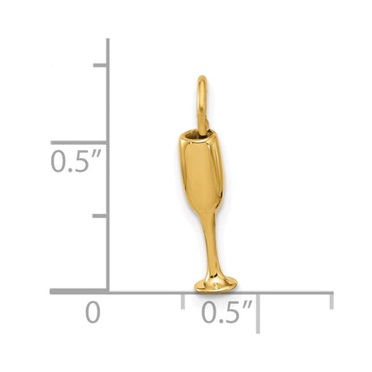 14K Gelbgold Fantasie Champagne