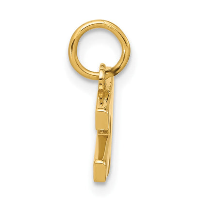 14K Gelbgold Fantasie "girls Rule World