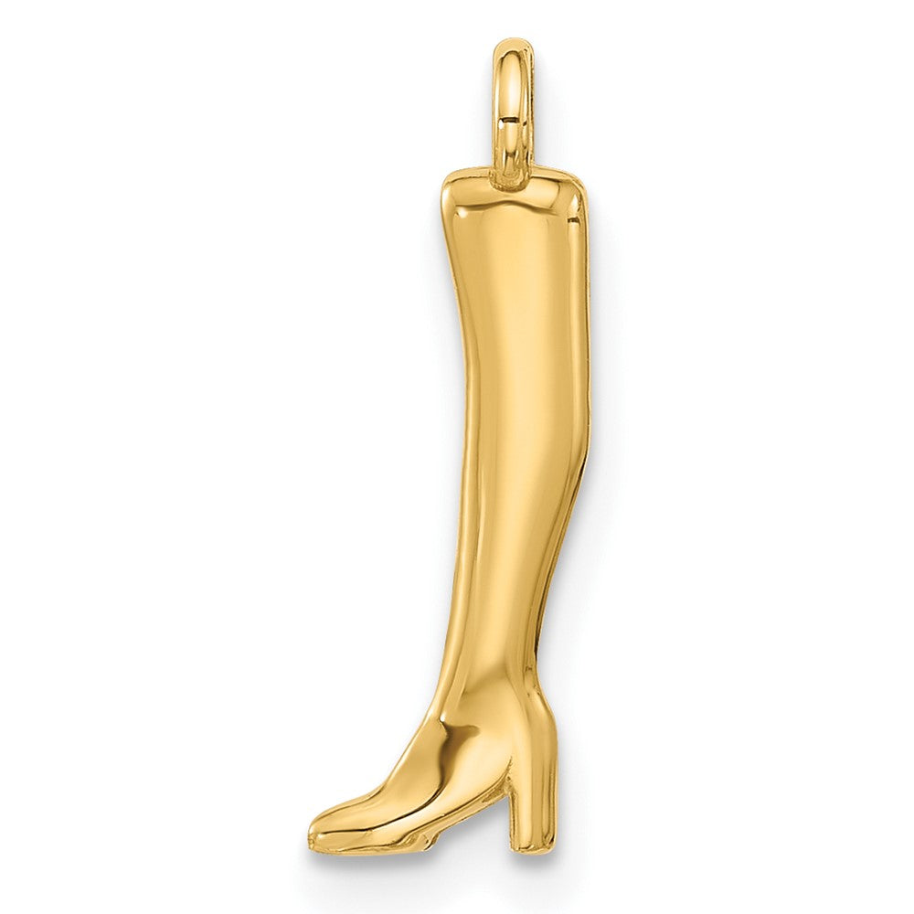 14K Gelbgold Fantasie Thigh Hoch Boot