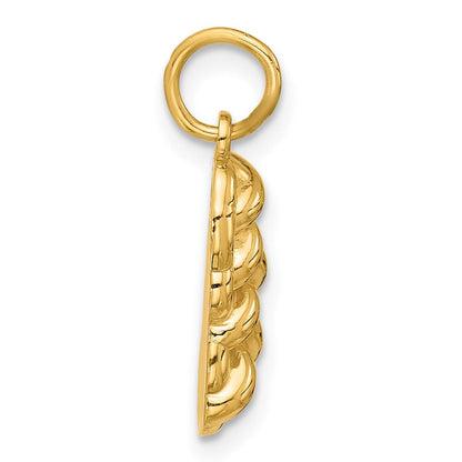 14K Gelbgold Fantasie Challah