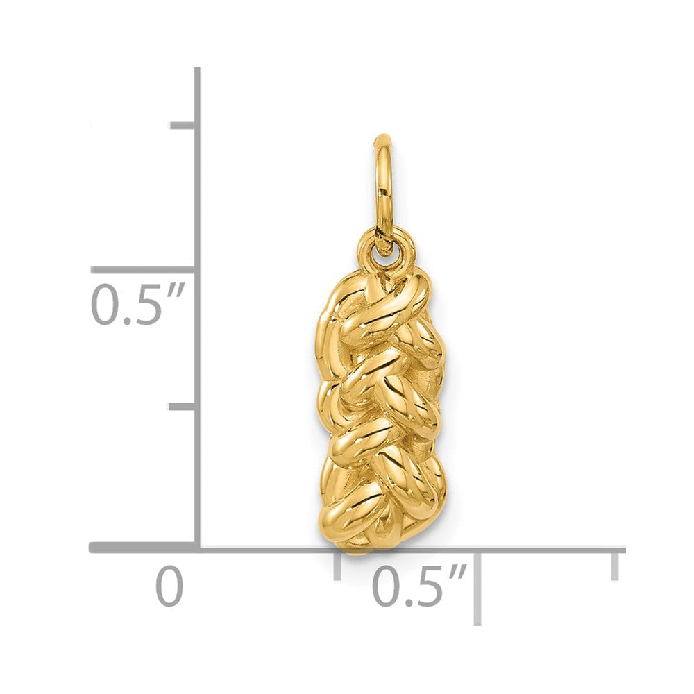 14K Gelbgold Fantasie Challah