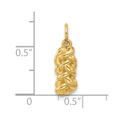 14K Gelbgold Fantasie Challah