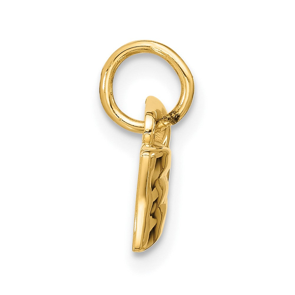 14K Gelbgold Fantasie Halb Hair Schleife