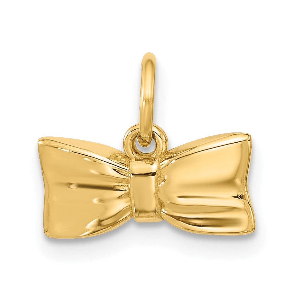 14K Gelbgold Fantasie Halb Hair Schleife
