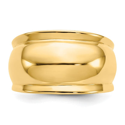 14K Gelbgold Polierter Bandring