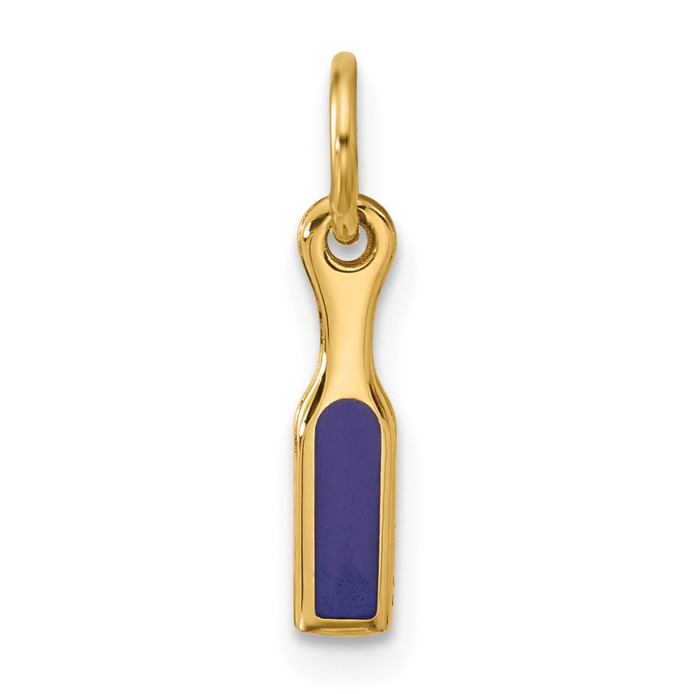 14K Gelbgold Fantasie Hairbrush Charm