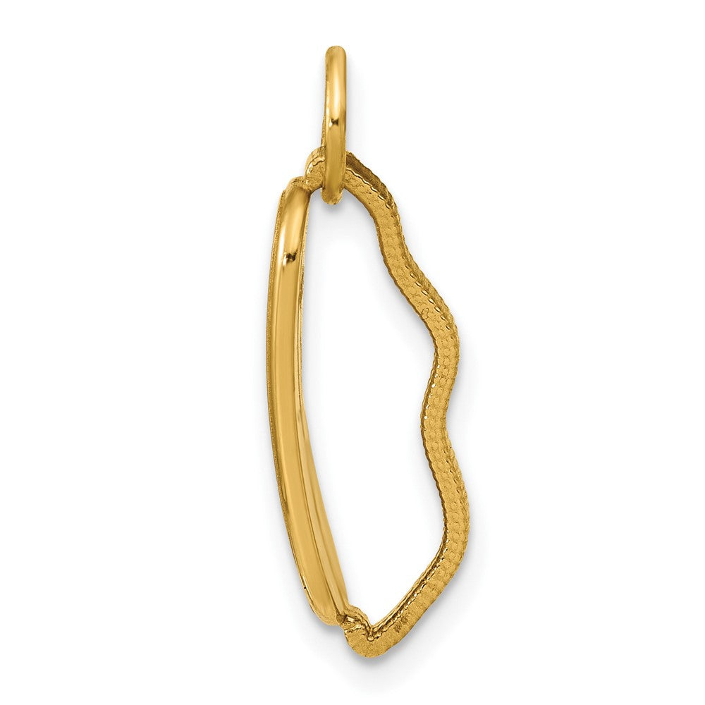 14K Gelbgold Sleep Mask Charm