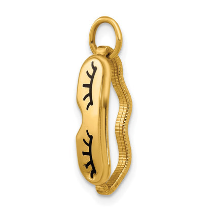 14K Gelbgold Sleep Mask Charm