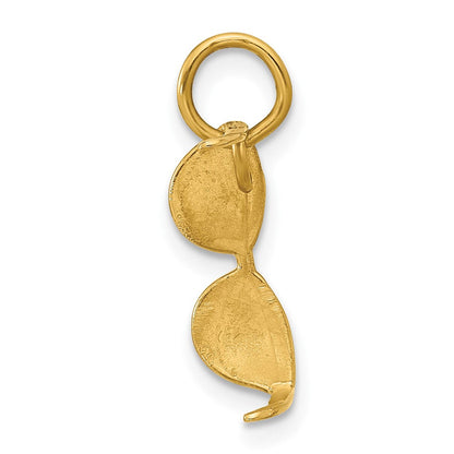 14K Gelbgold Sunglasses Charm