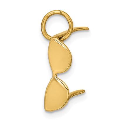 14K Gelbgold Sunglasses Charm