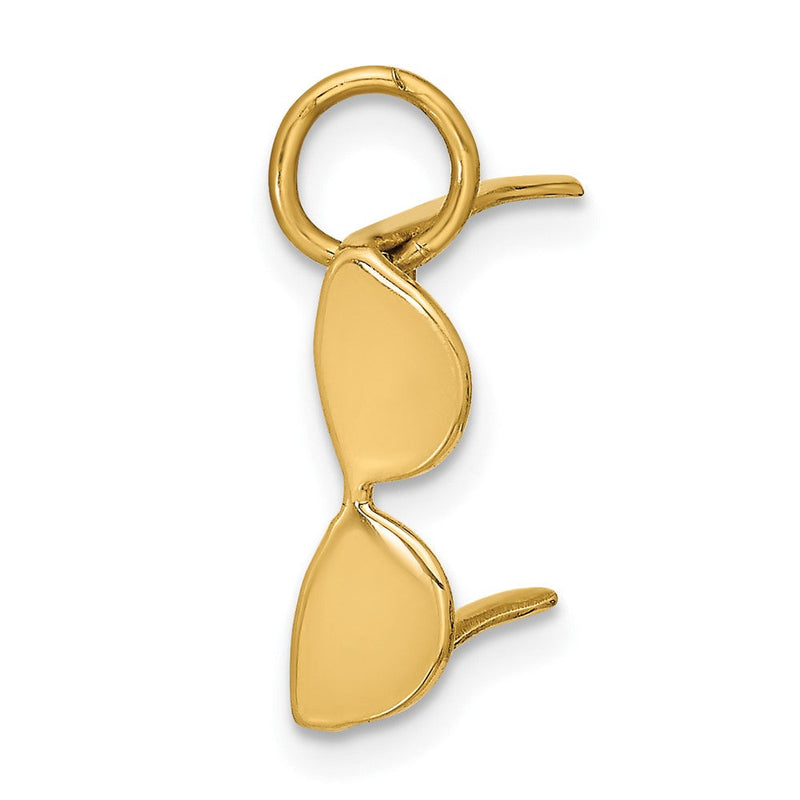 14K Gelbgold Sunglasses Charm