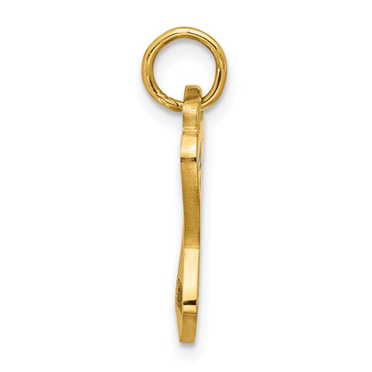 14K Gelbgold Ein Stück Swimsuit Charm