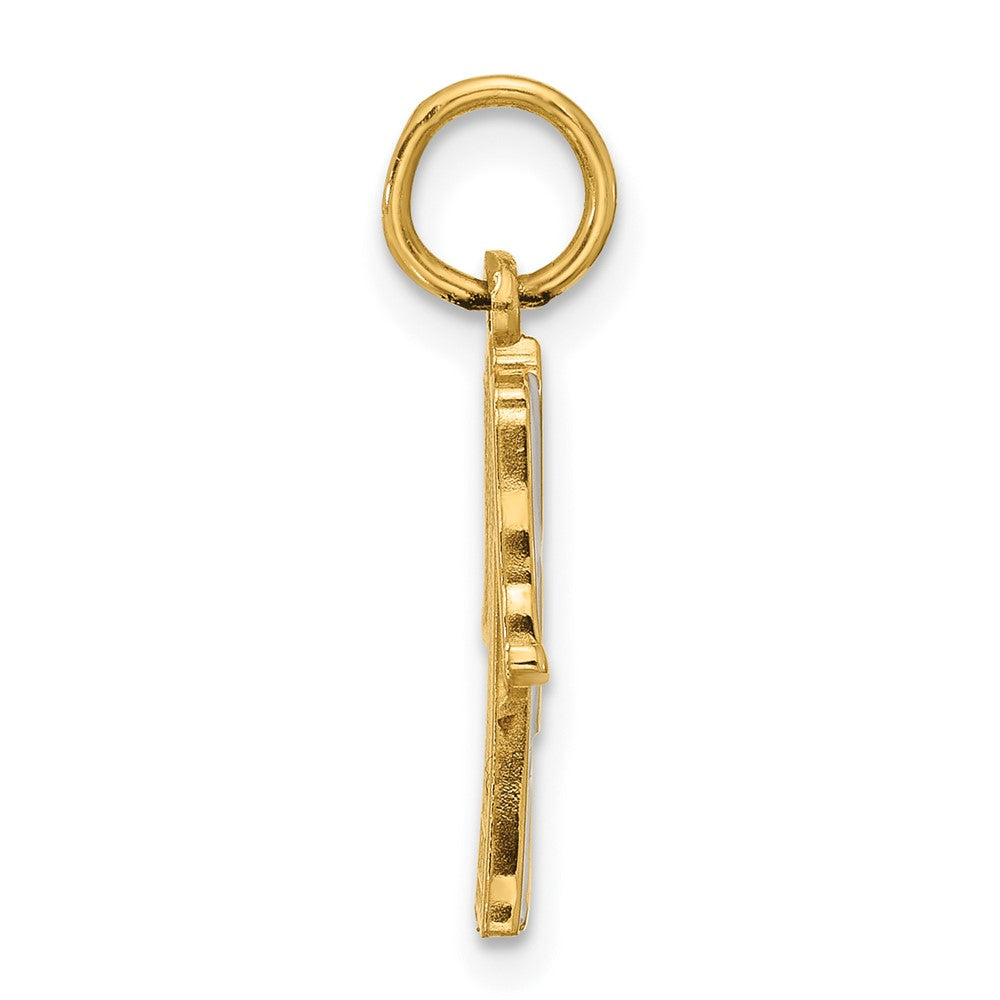 14K Gelbgold Bathrobe Charm