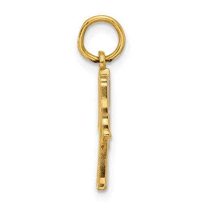 14K Gelbgold Bathrobe Charm