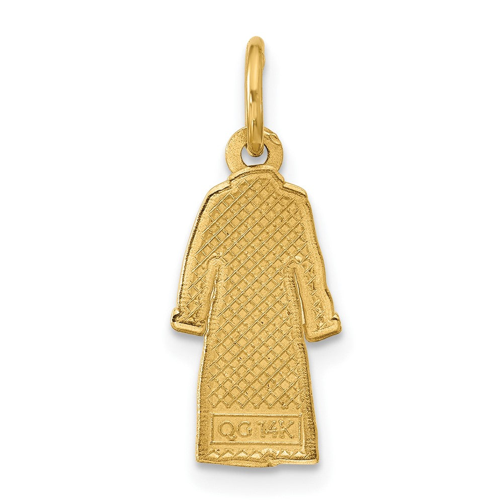14K Gelbgold Bathrobe Charm