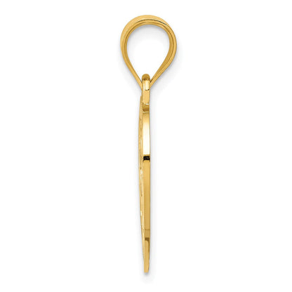 14K Gelbgold Herz Charm