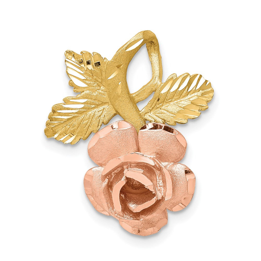 14K Bicolor Rose Kette Anhänger