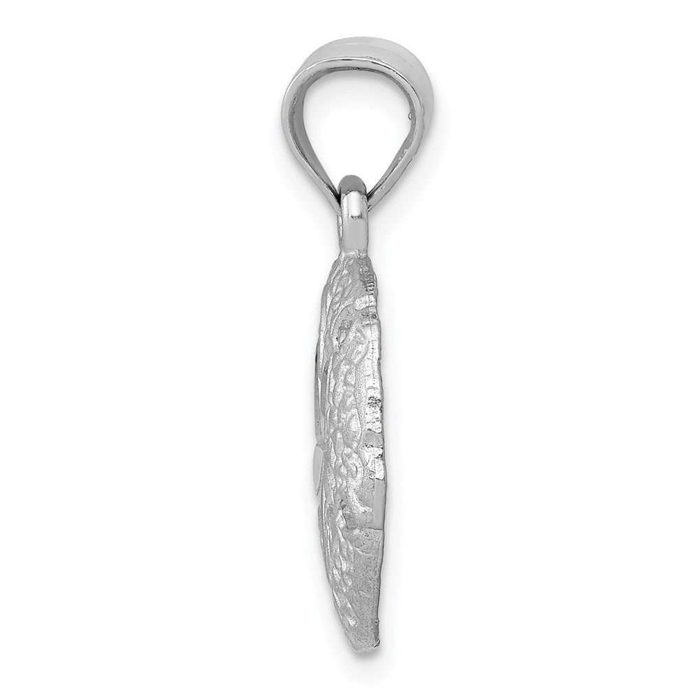 14K Weißgold Seedollar-Charm
