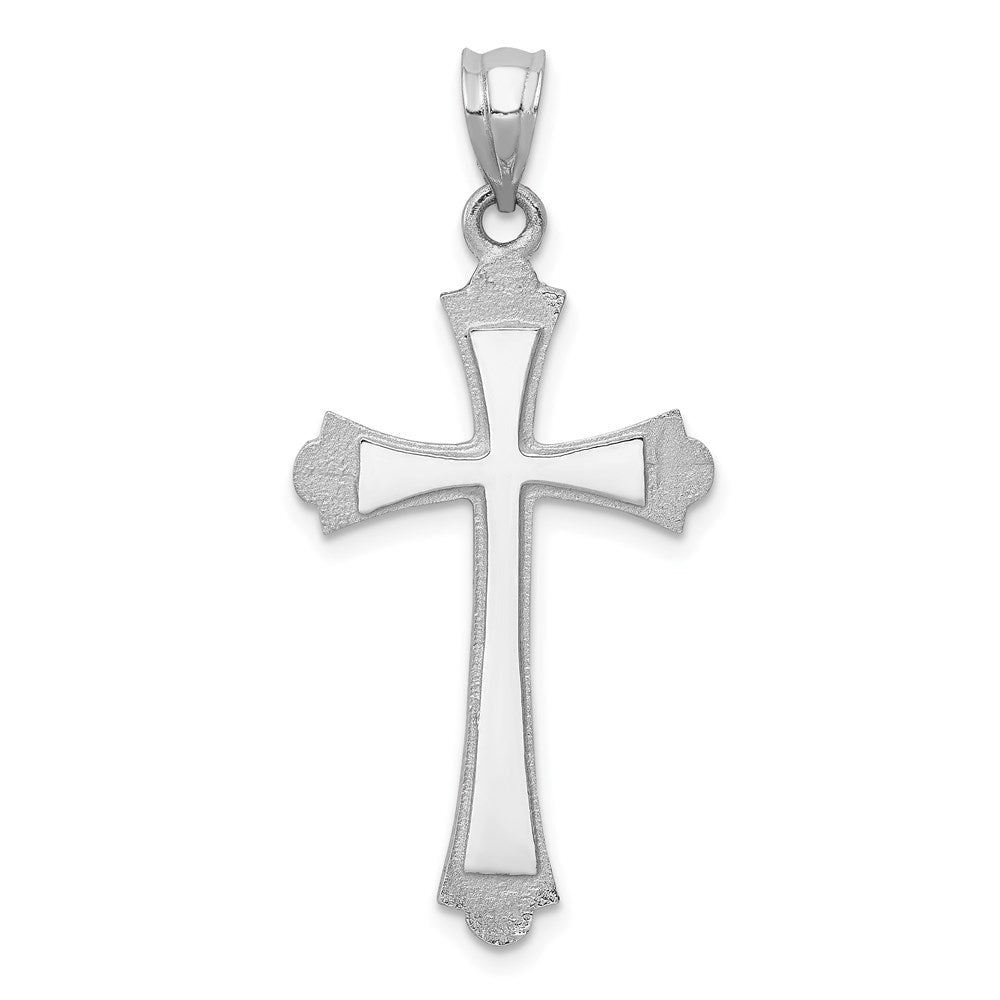 Kreuzanhänger aus 14K Weißgold