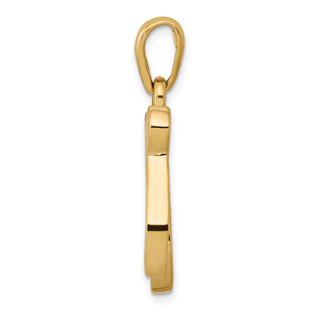 Chai-Anhänger aus 14K Gelbgold