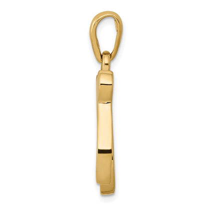 Chai-Anhänger aus 14K Gelbgold