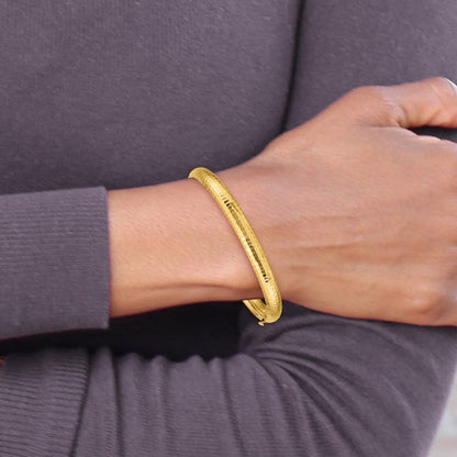 7.25 Zoll 14K 4/16 Gehämmert Fantasie Klappbar Armreif Armband