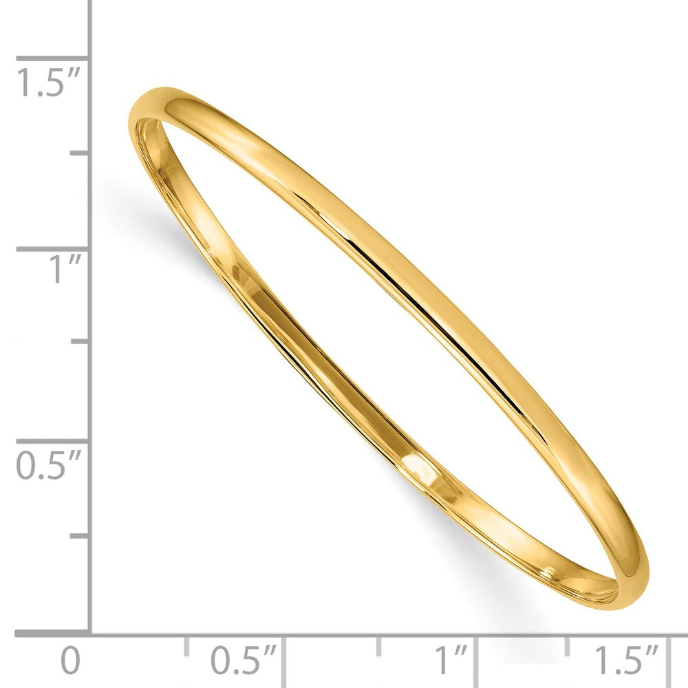 5.5 Zoll 14K Schieber-on Baby Armreif Armband