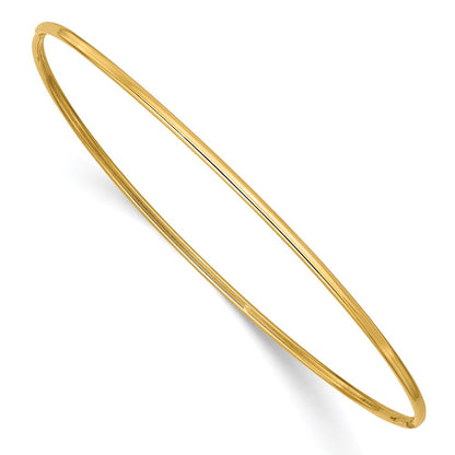 8 Zoll 14K 1.5mm Poliert Schieber-on Armreif Armband
