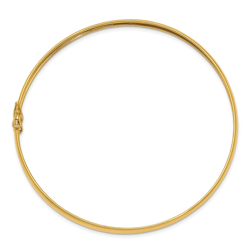 14K Gelbgold Poliert Flexibel Armreif