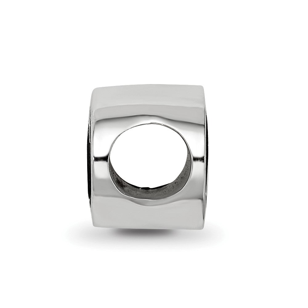 Sterlingsilber Logoart Delta Oval Greek Buchstaben Perle