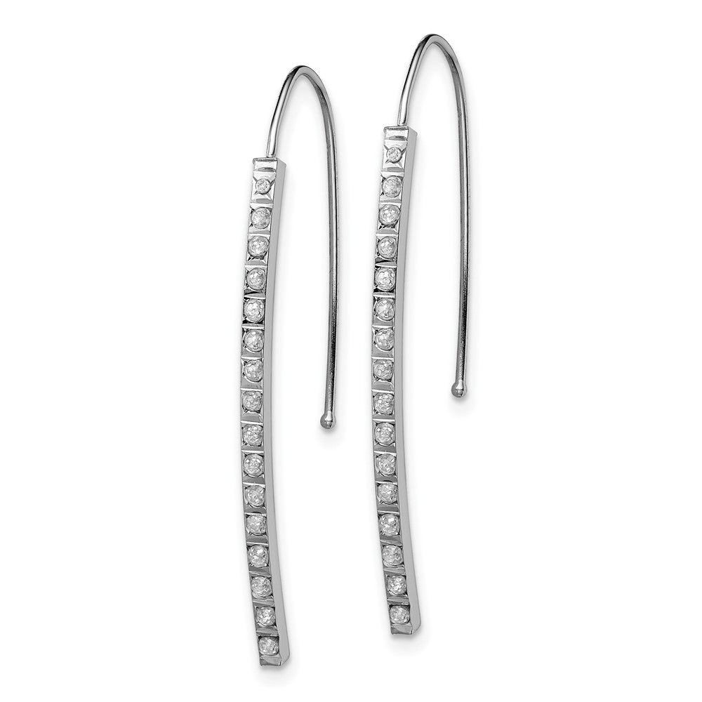 14K Weißgold Diamant Fascination Ohrringe