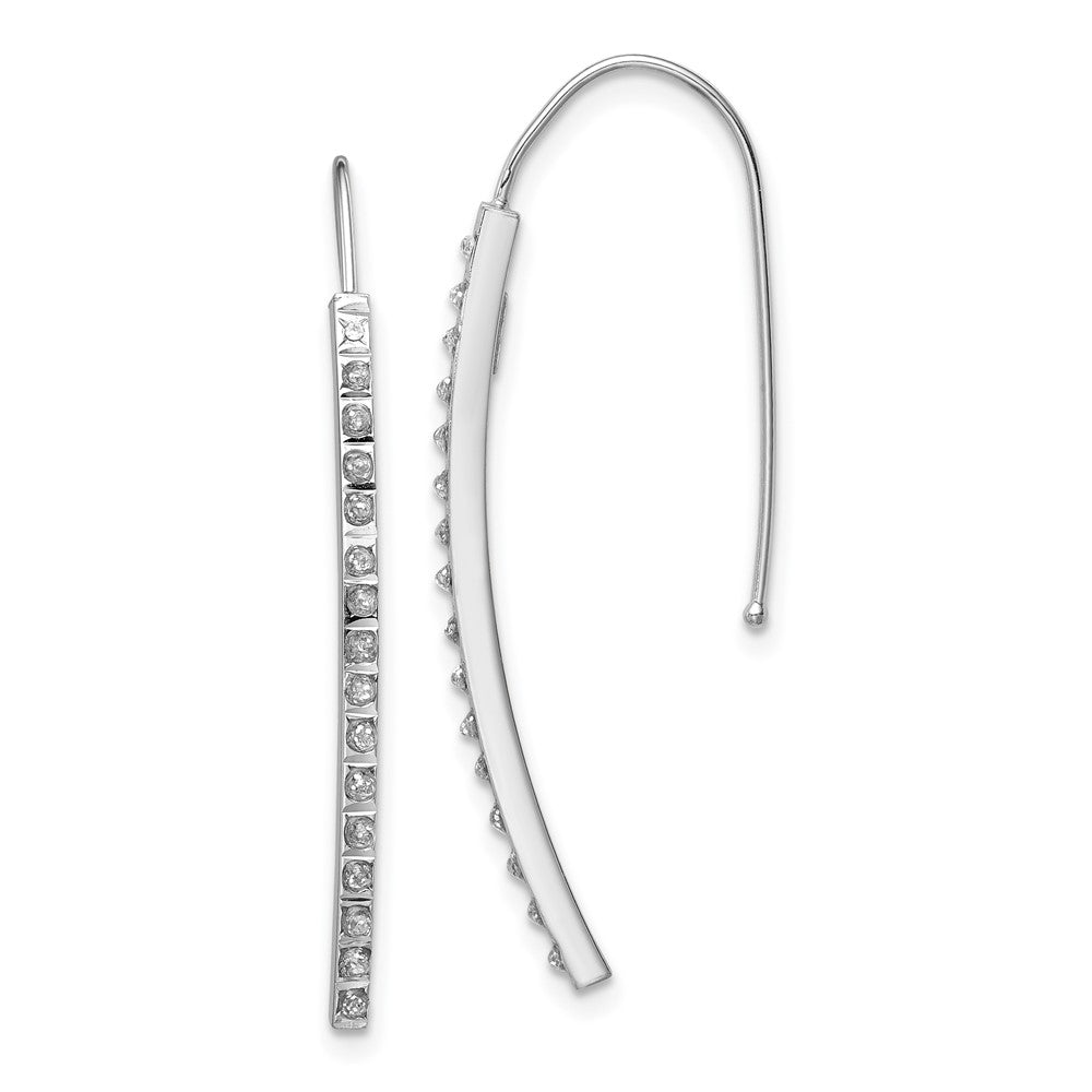 14K Weißgold Diamant Fascination Ohrringe