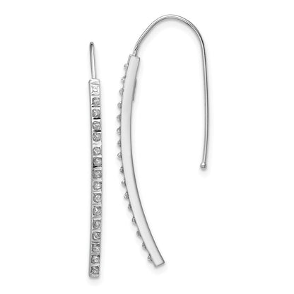 14K Weißgold Diamant Fascination Ohrringe