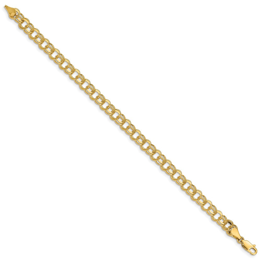 14ky Doppelt Glieder Charm Armband