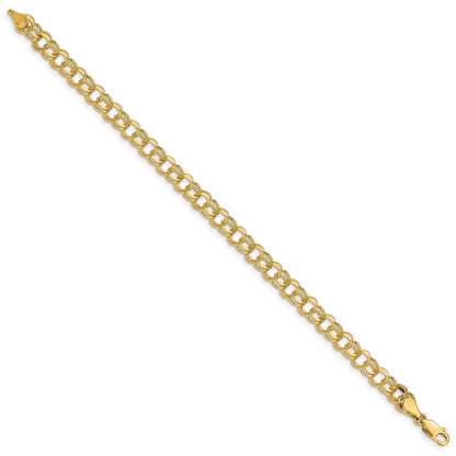 14ky Doppelt Glieder Charm Armband