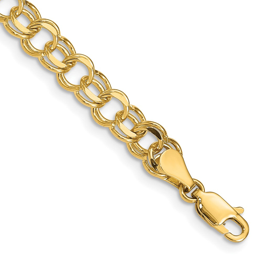 14ky Doppelt Glieder Charm Armband