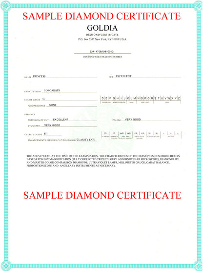 Zertifiziert 1.50 ct Diamant Ohrringe in 14kt Weißgold