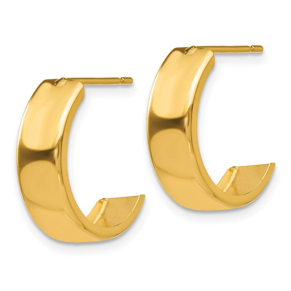 14K Gelbgold Creolen