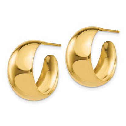 14K Gelbgold Klein Creolen