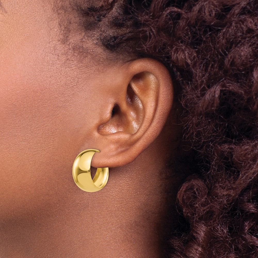 14K Gelbgold Klein Creolen