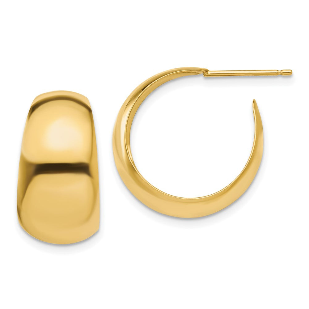 14K Gelbgold Klein Creolen