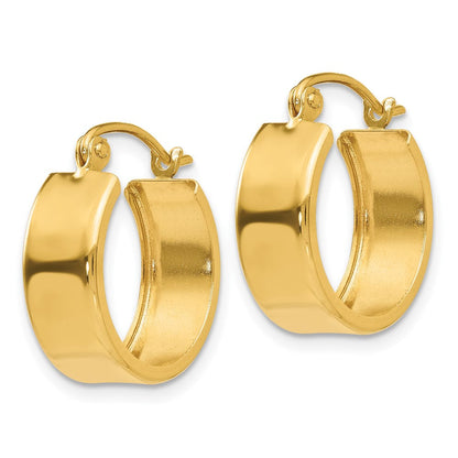 14K Gelbgold Klein Creolen