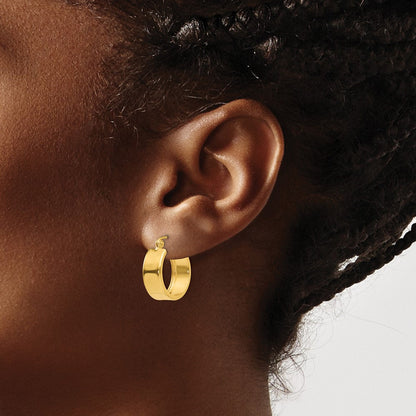 14K Gelbgold Klein Creolen