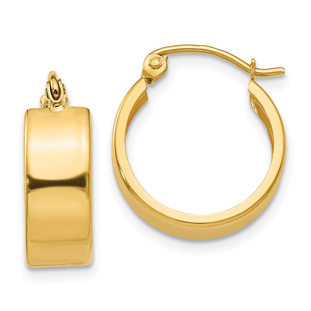 14K Gelbgold Klein Creolen