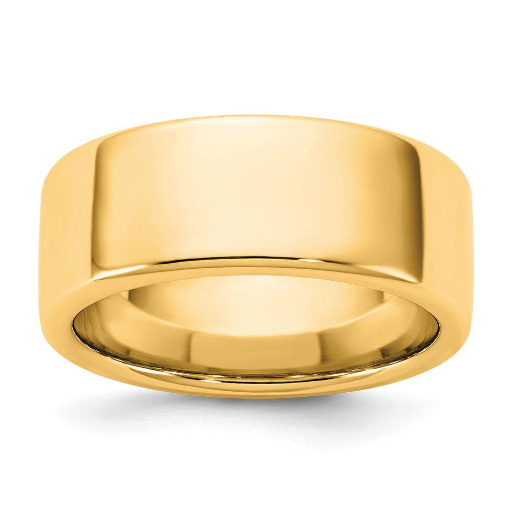 14K Gelbgold 8mm Europäischer Trauring in Komfortpassform