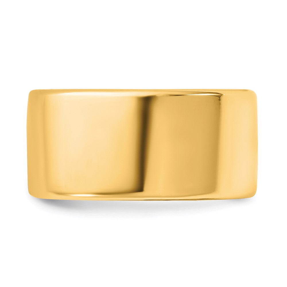 14K Gelbgold 10mm Europäischer Komfort-Fit Ehering