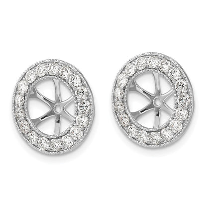 14K Weißgold 1 1/6ct Diamant Ohrring Jacken