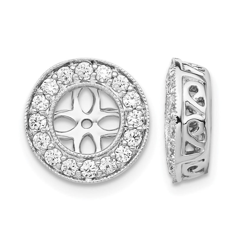 14K Weißgold True Origin 1/2 Karat Im Labor Gezüchtet Diamant Vs D E F For 5.5 6mm Studs Ohrring Jacken