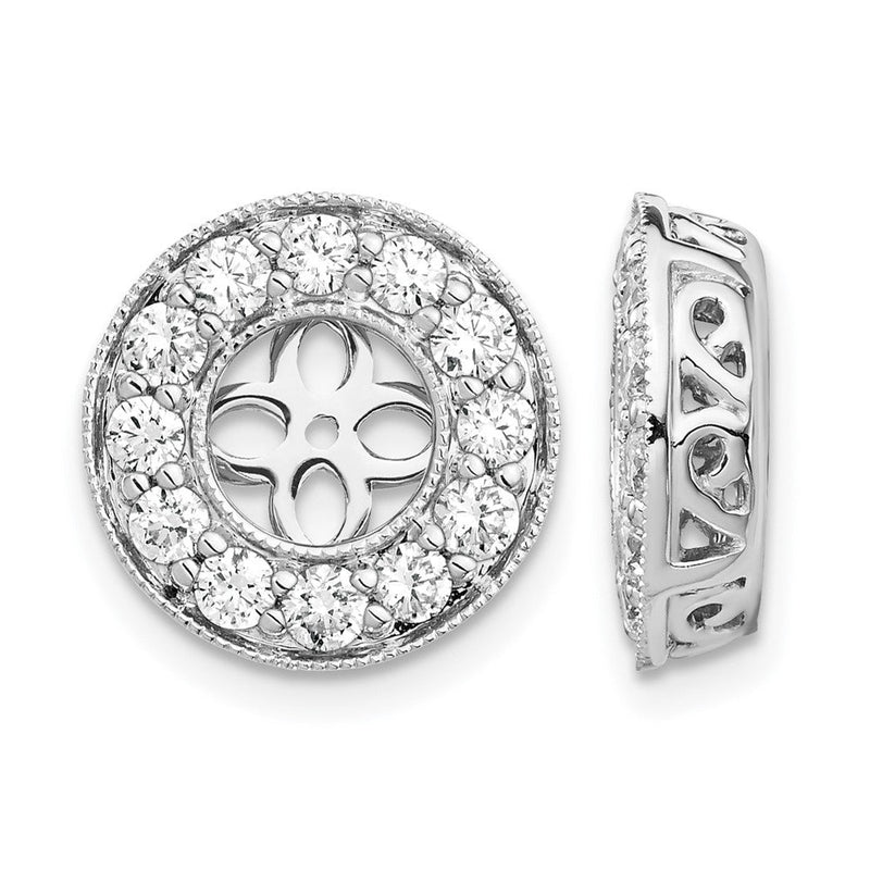 14K Weißgold True Origin 1 Karat Im Labor Gezüchtet Diamant Vs D E F For 5.5 6mm Studs Ohrring Jacken